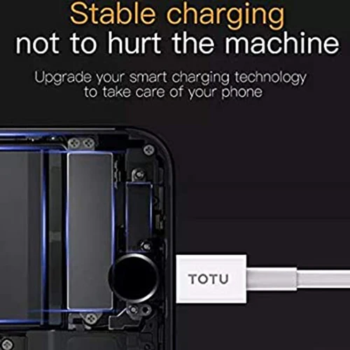 Totu Type-C To Lighting Braided Cable 100cm White - Image 4