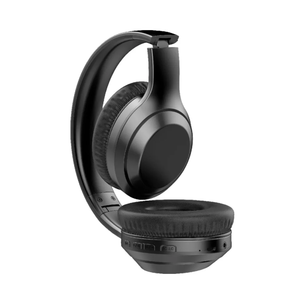 Trands ANC Wireless On-Ear Headphones Black - Image 3