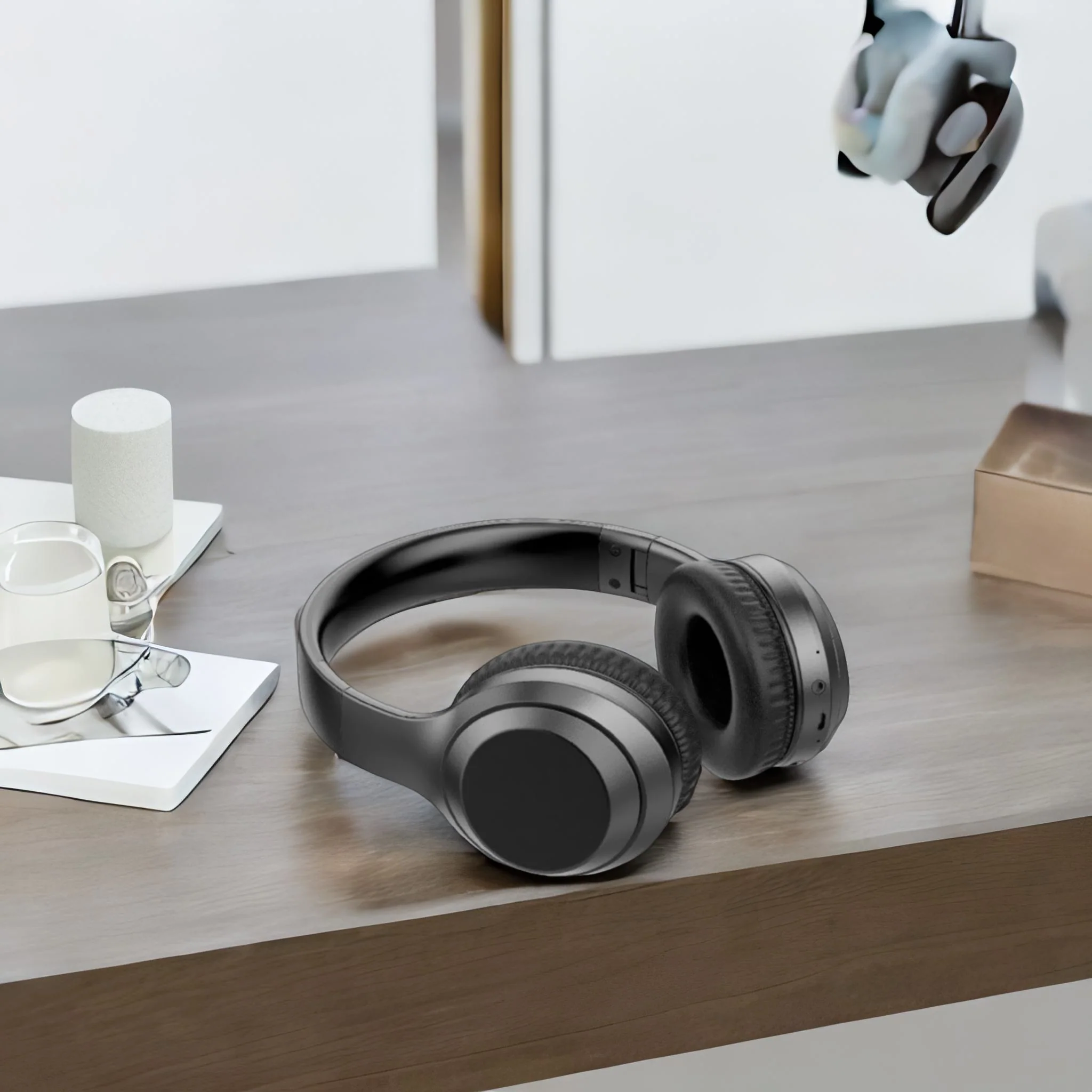 Trands ANC Wireless On-Ear Headphones Black - Image 6