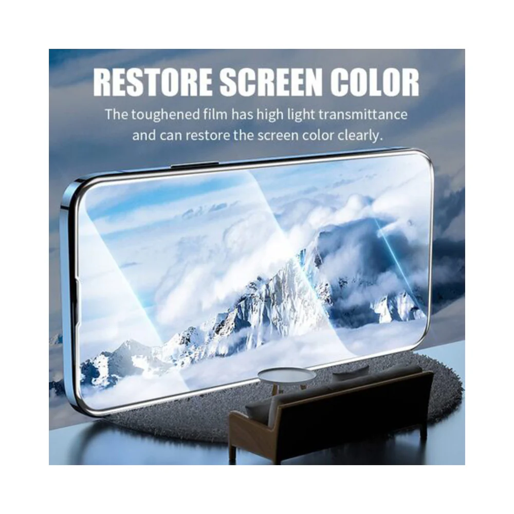 Trands Tempered Glass Screen Protector For Apple Apple iPhone 14 Pro Clear - Image 3