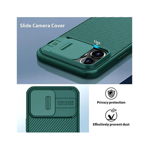 X-Fitted Camera Protector With Bracket Case Cover For Apple iPhone 13 Pro Max Green - Image 2